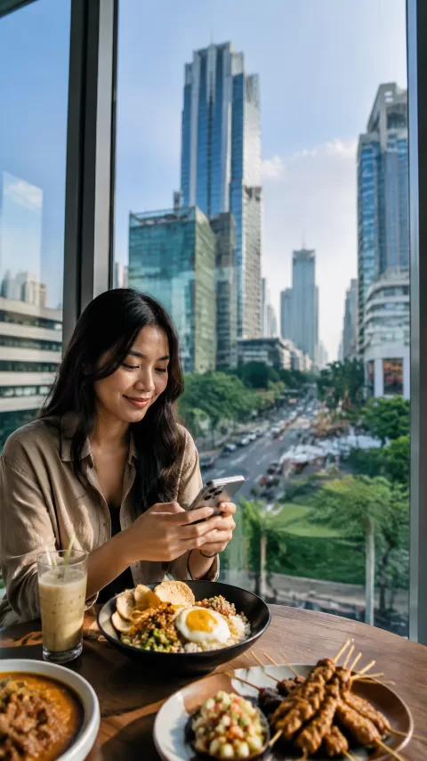Menyatu dengan Gaya Hidup Digital di Tengah Kuliner Jakarta